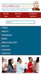 Mobile Screenshot of highbridgevoices.org